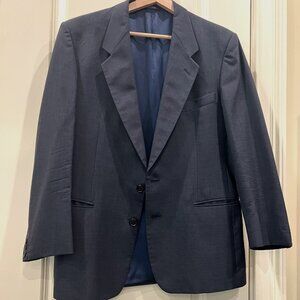 Men's Navy Wool Suit
